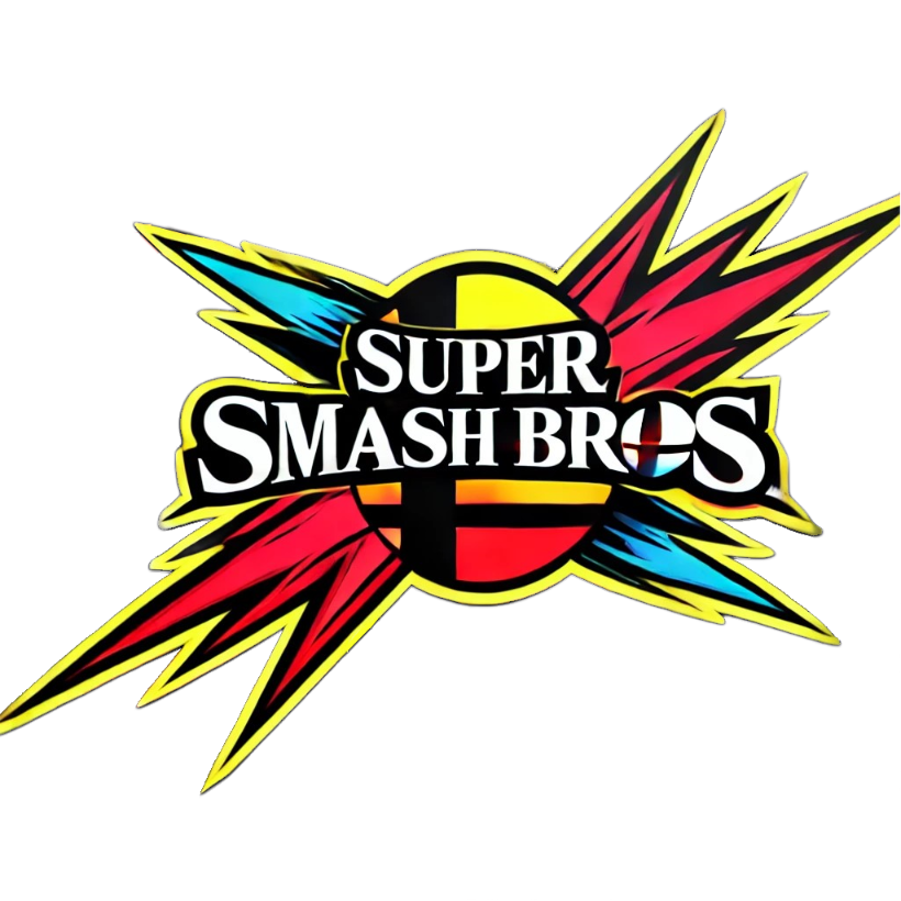 Supersmash Challenge logo with white text